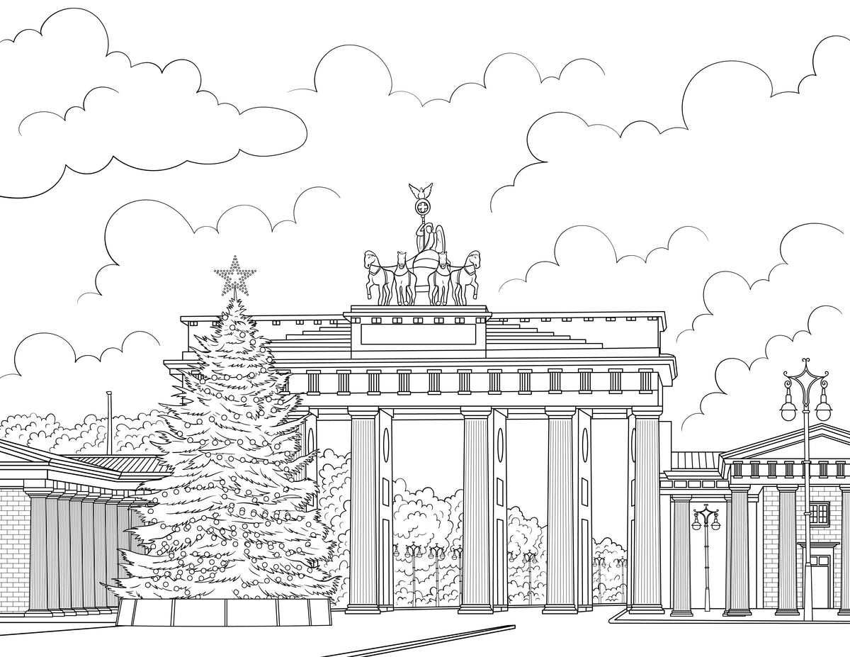 Christmas Coloring Book (A4)