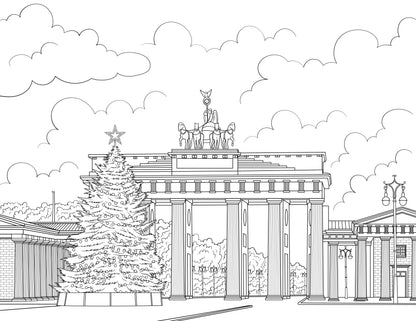 Christmas Coloring Book (A4)