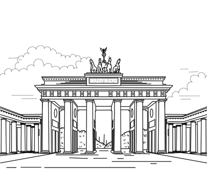 Berlin Colouring Book (A4)