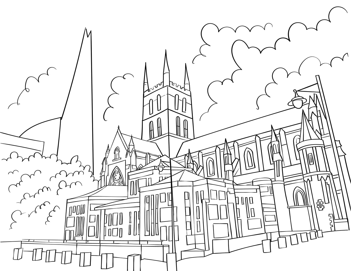 Bermondsey Colouring Book (A4)