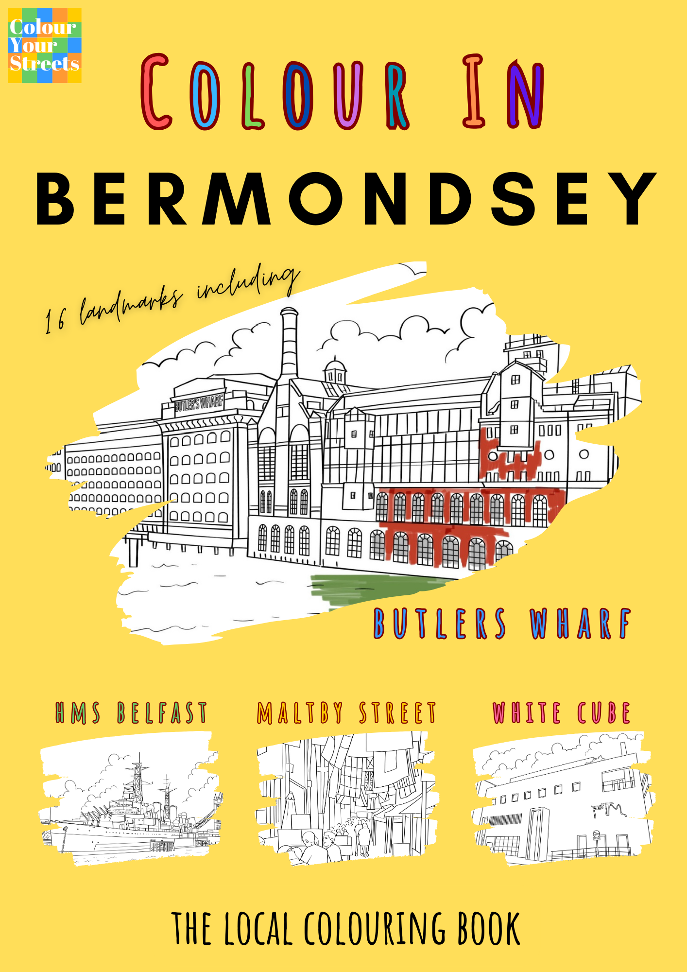 Bermondsey Colouring Book (A4)