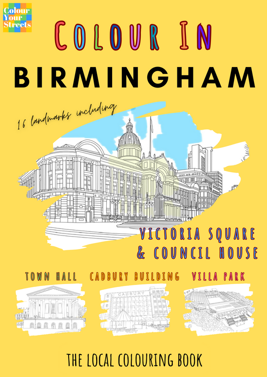 Birmingham Colouring Book (A4)