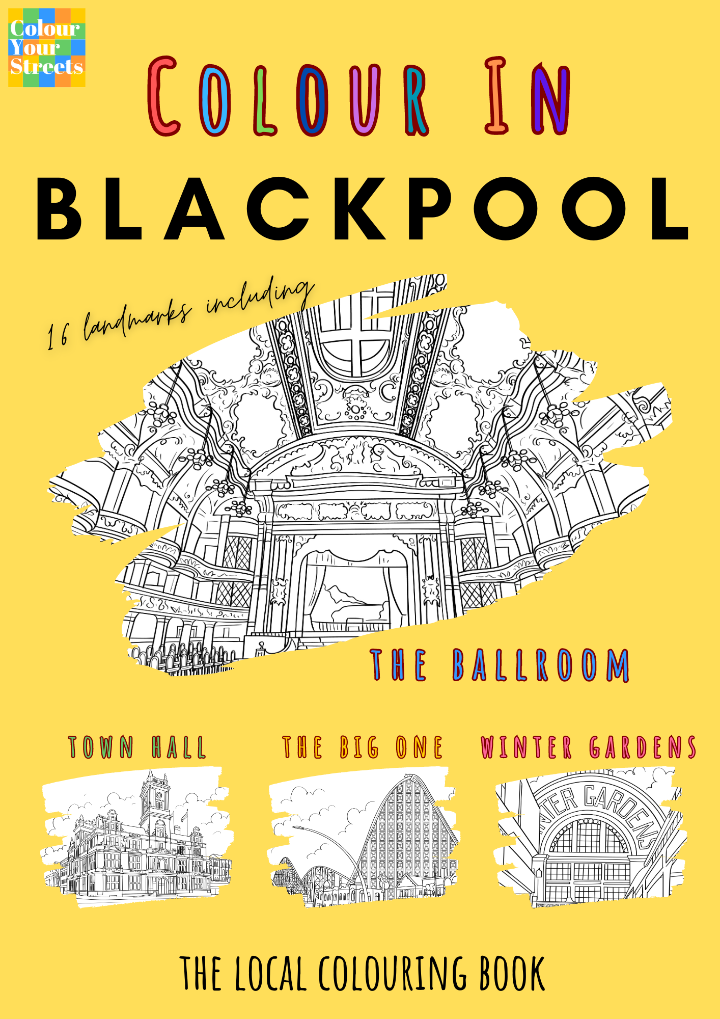 Blackpool Colouring Book (A4)