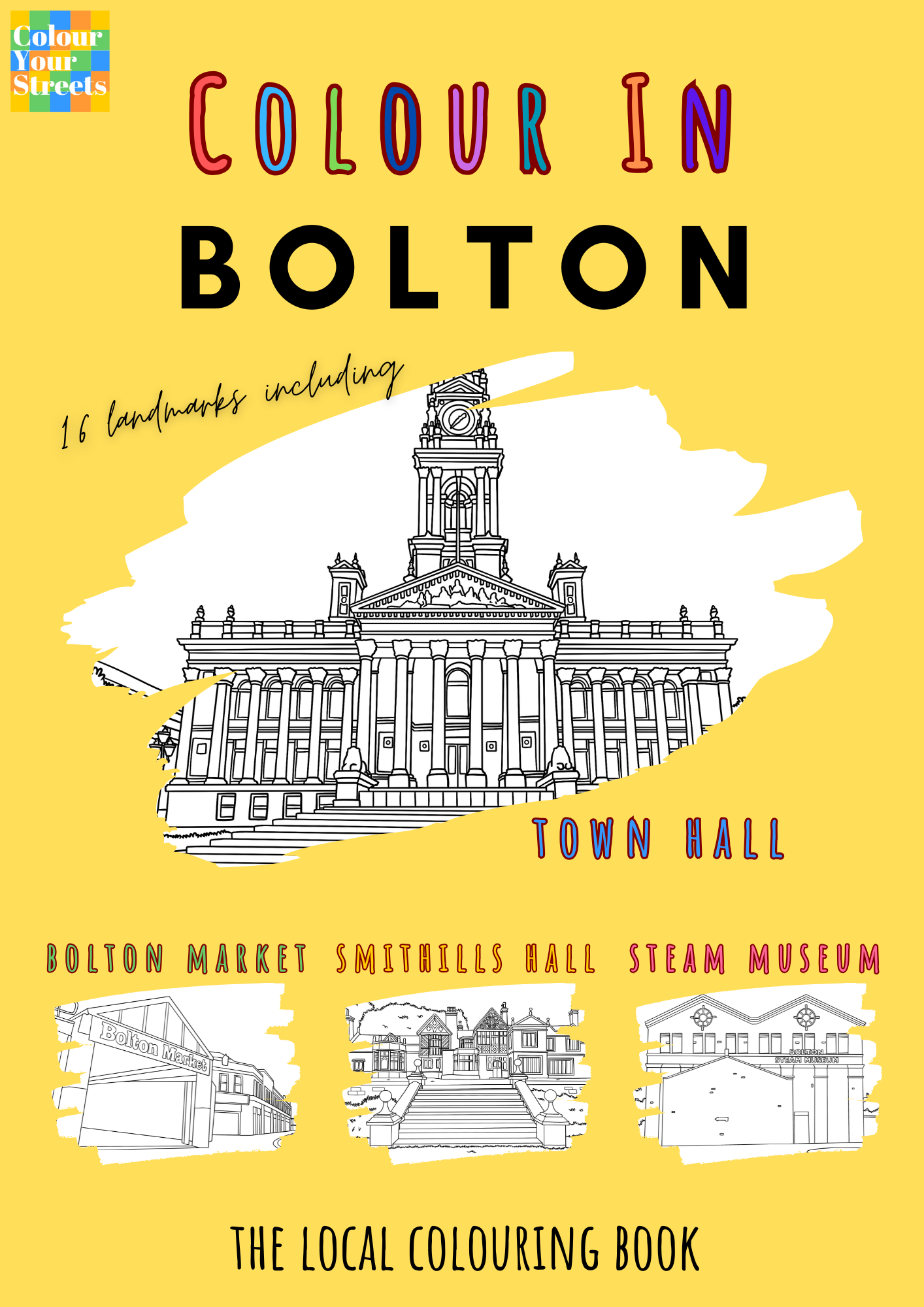 Bolton Colouring Book (A4)