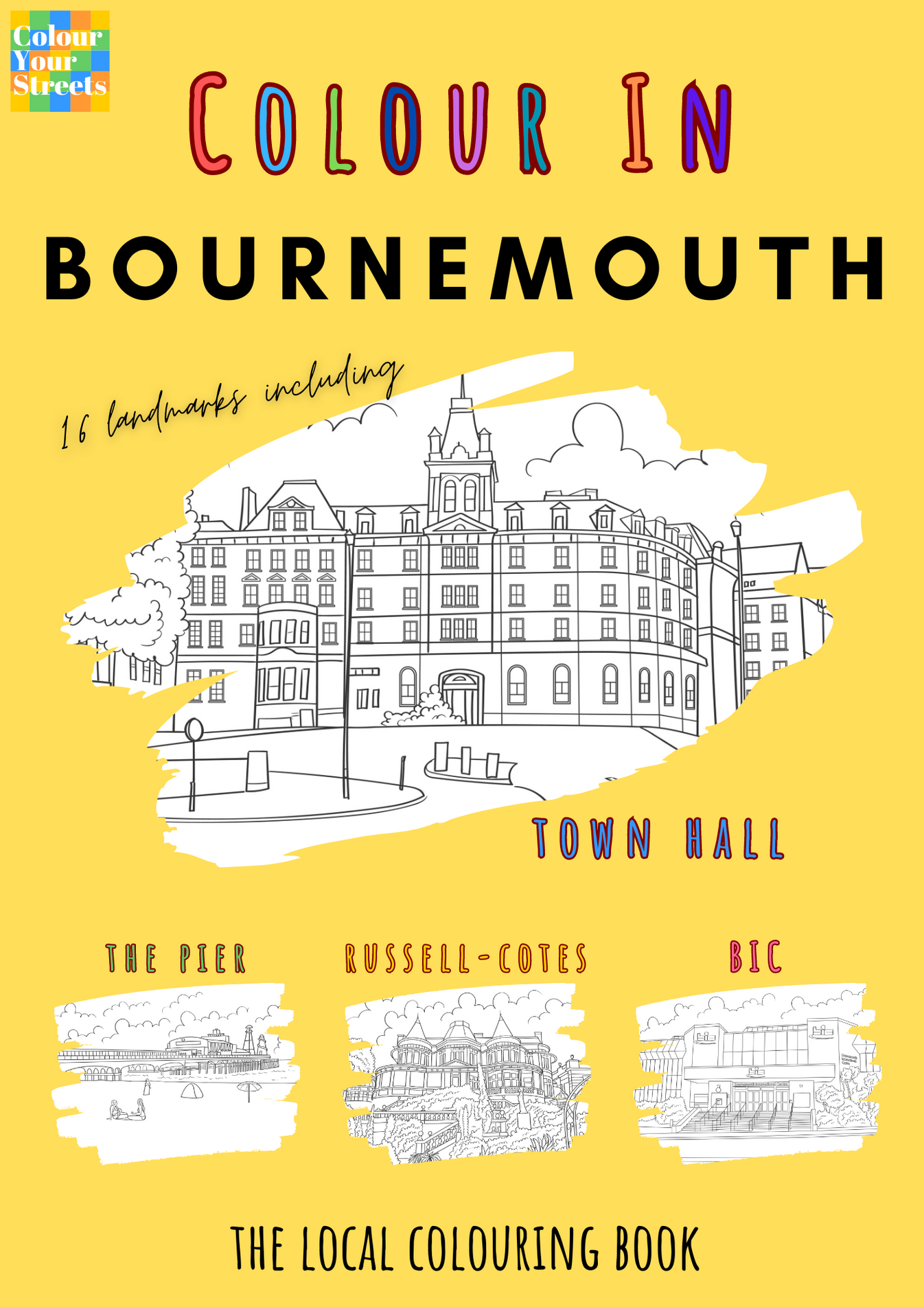 Bournemouth Colouring Book | Colour in Bournemouth Landmarks – Colour ...