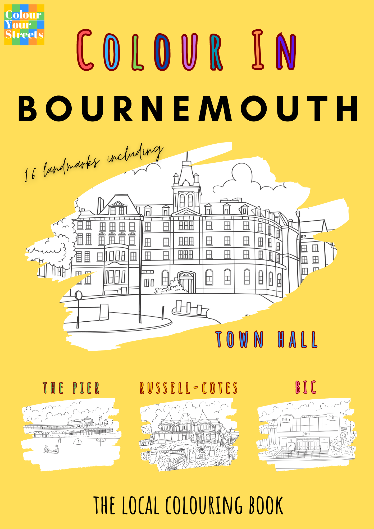 Bournemouth Colouring Book (A4)