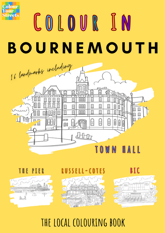 Bournemouth Colouring Book (A4)