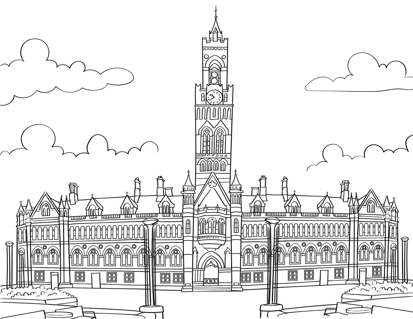 Bradford Colouring Book (A4)