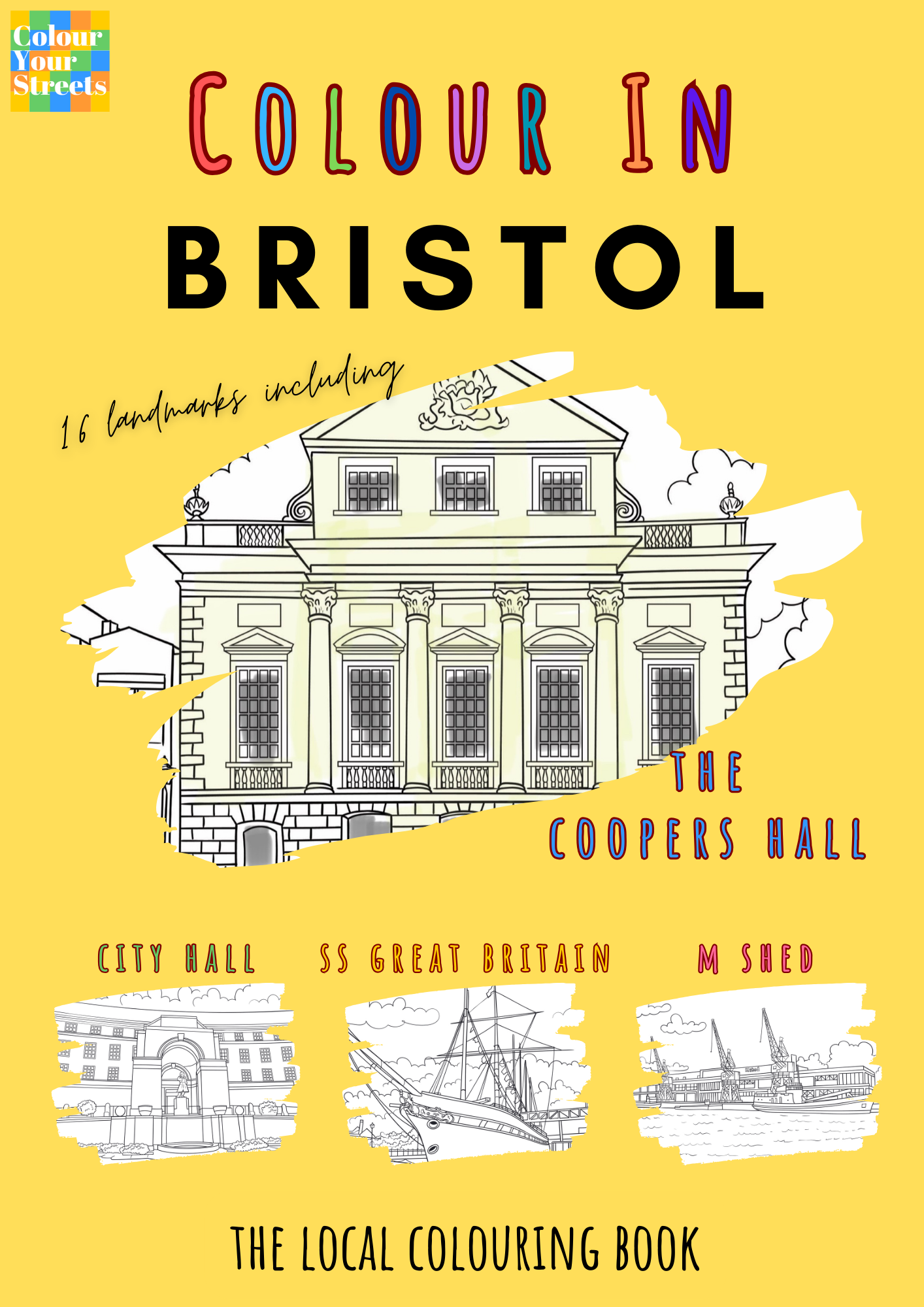 Bristol colouring book front cover