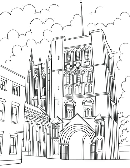 Bury St Edmunds Colouring Book (A4)
