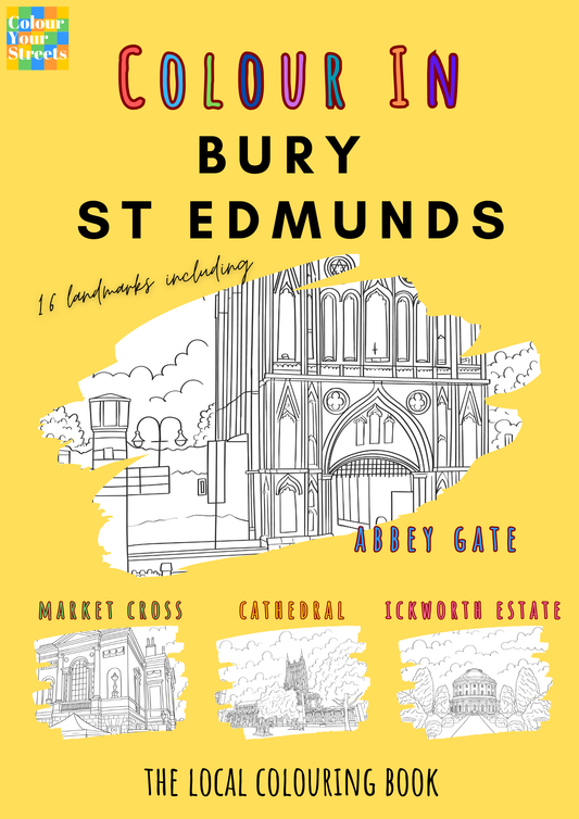 Bury St Edmunds Colouring Book (A4)