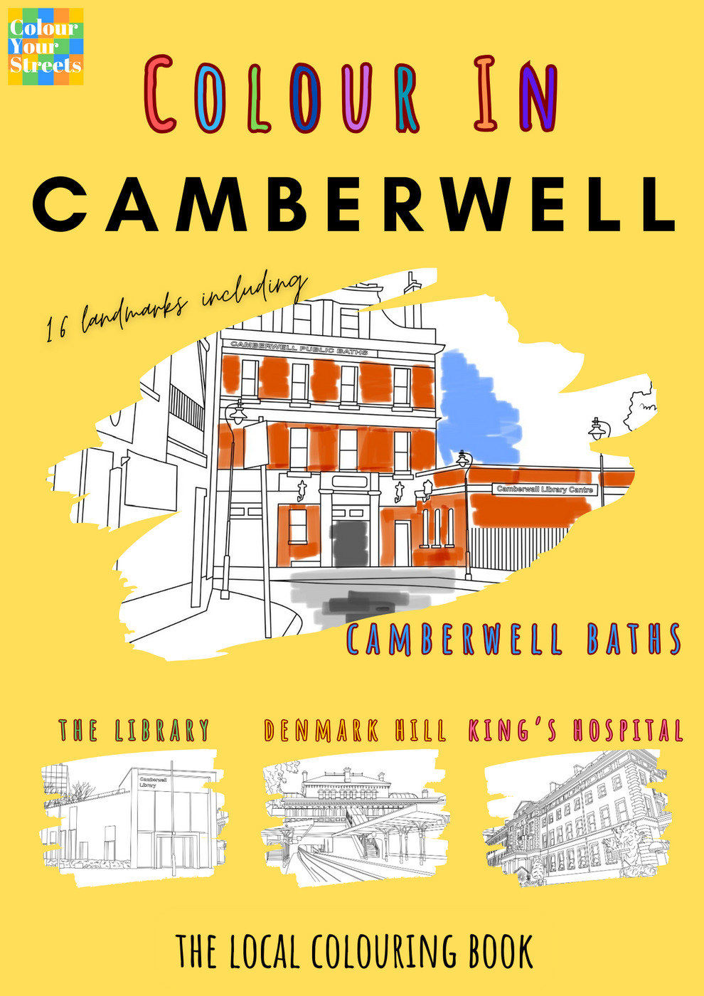 Camberwell Colouring Book A4 Colour Your Streets 