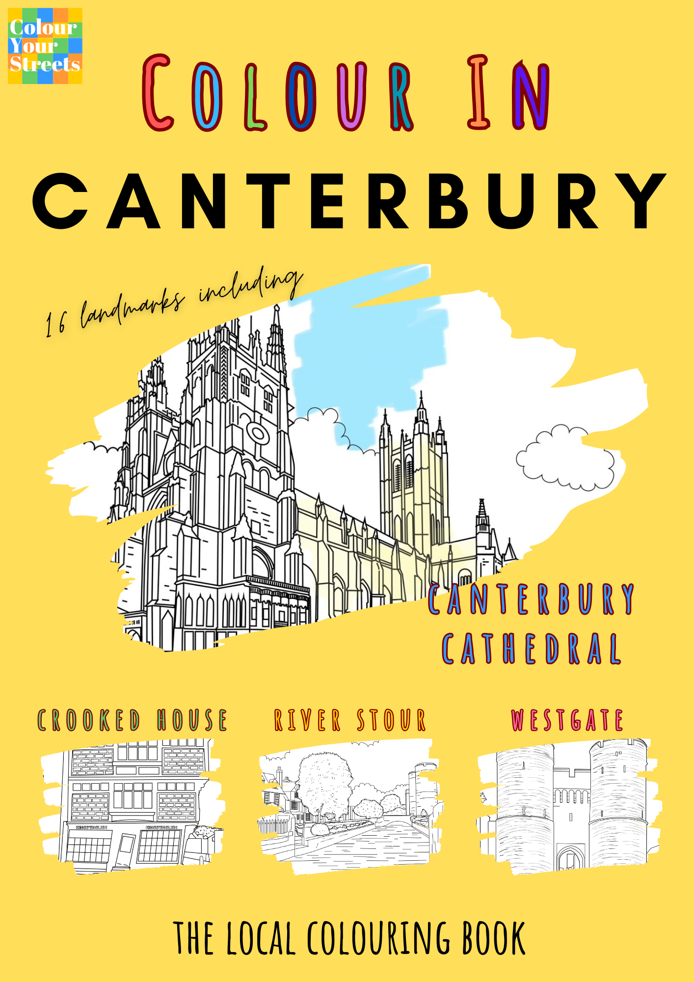 Canterbury Colouring Book (A4)