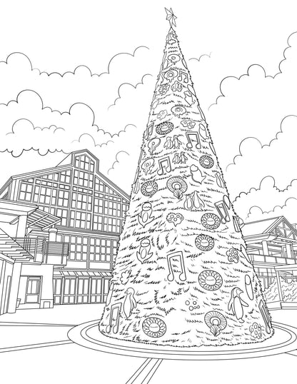 Christmas Coloring Book (A4)