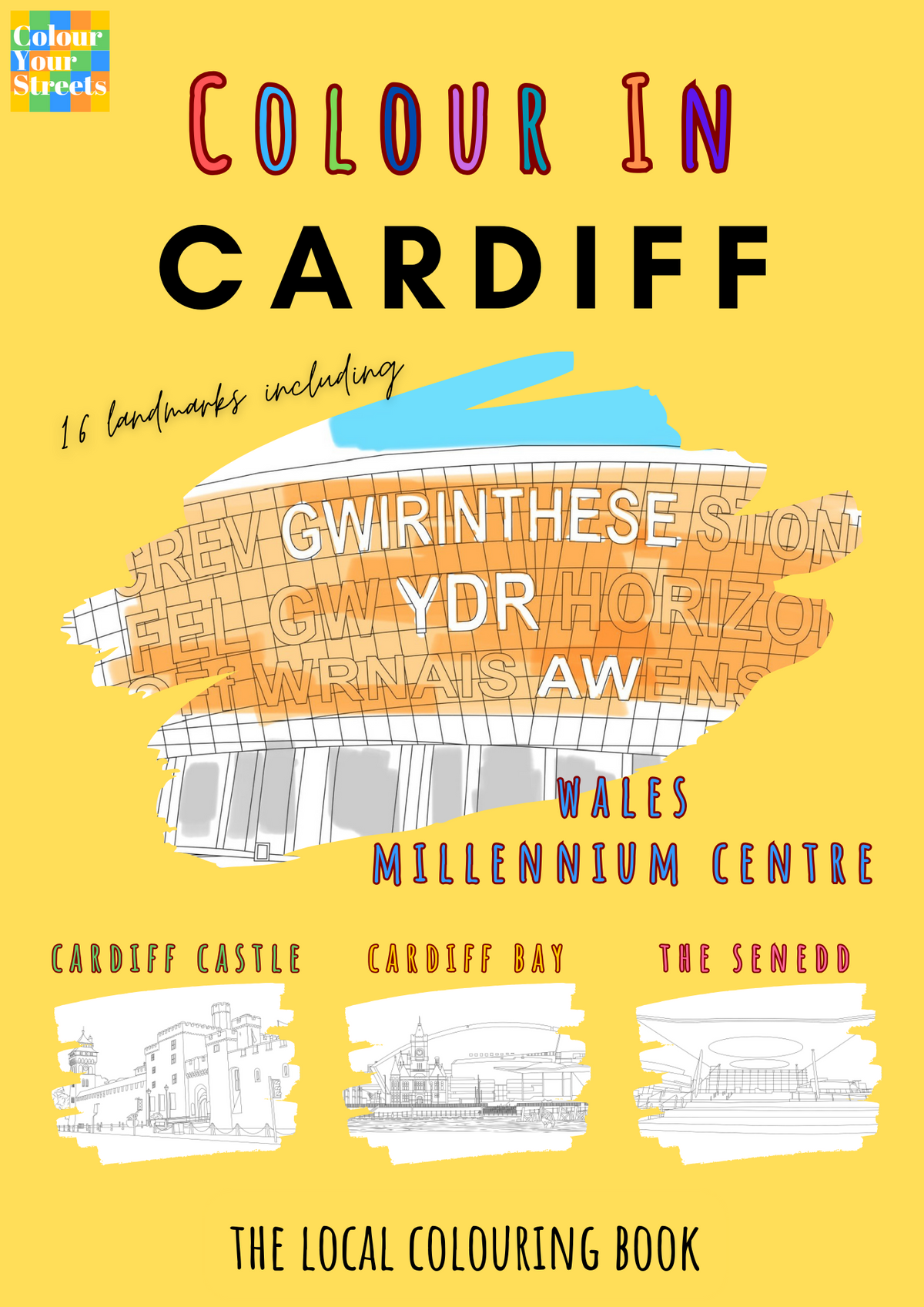 Cardiff Colouring Book