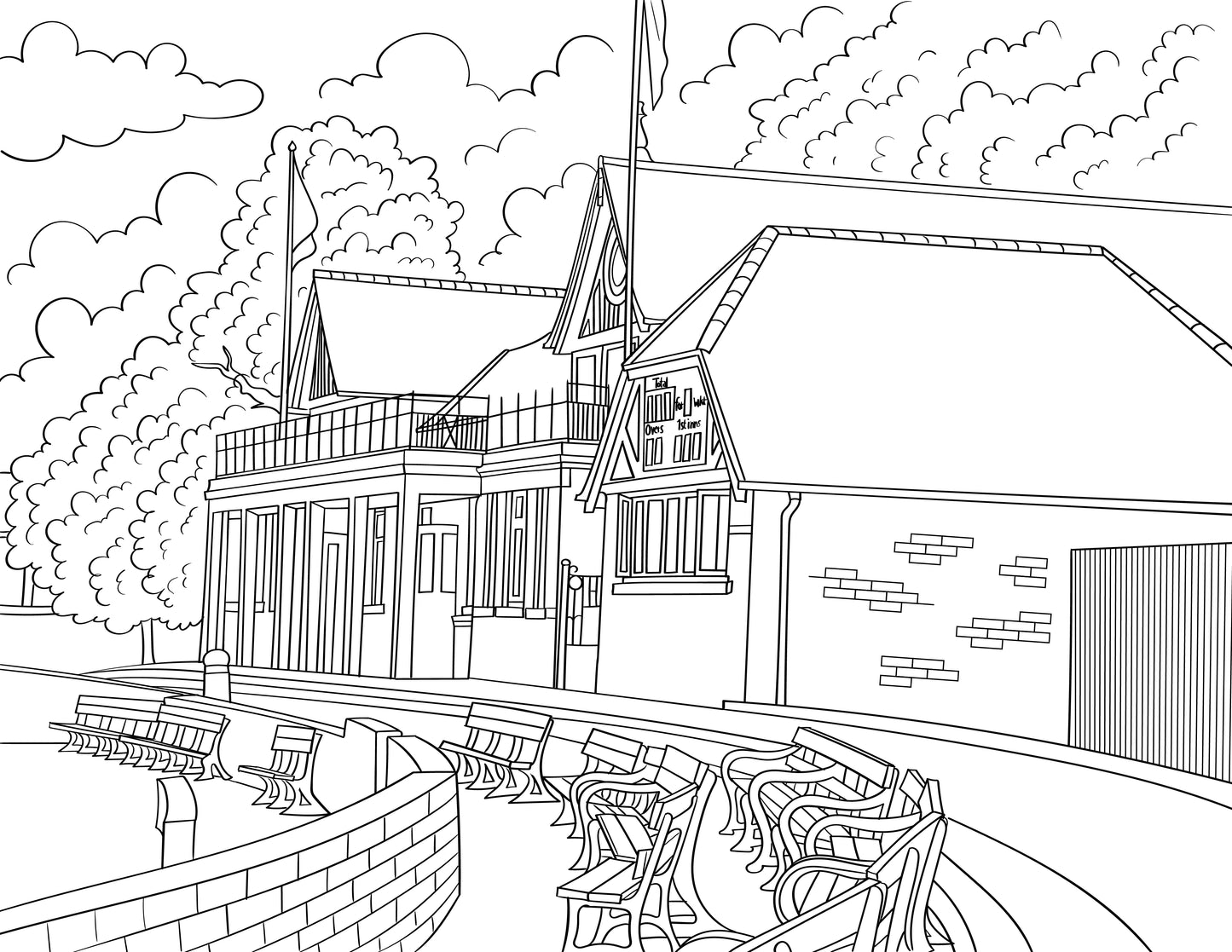 Chesterfield Colouring Book (A4)