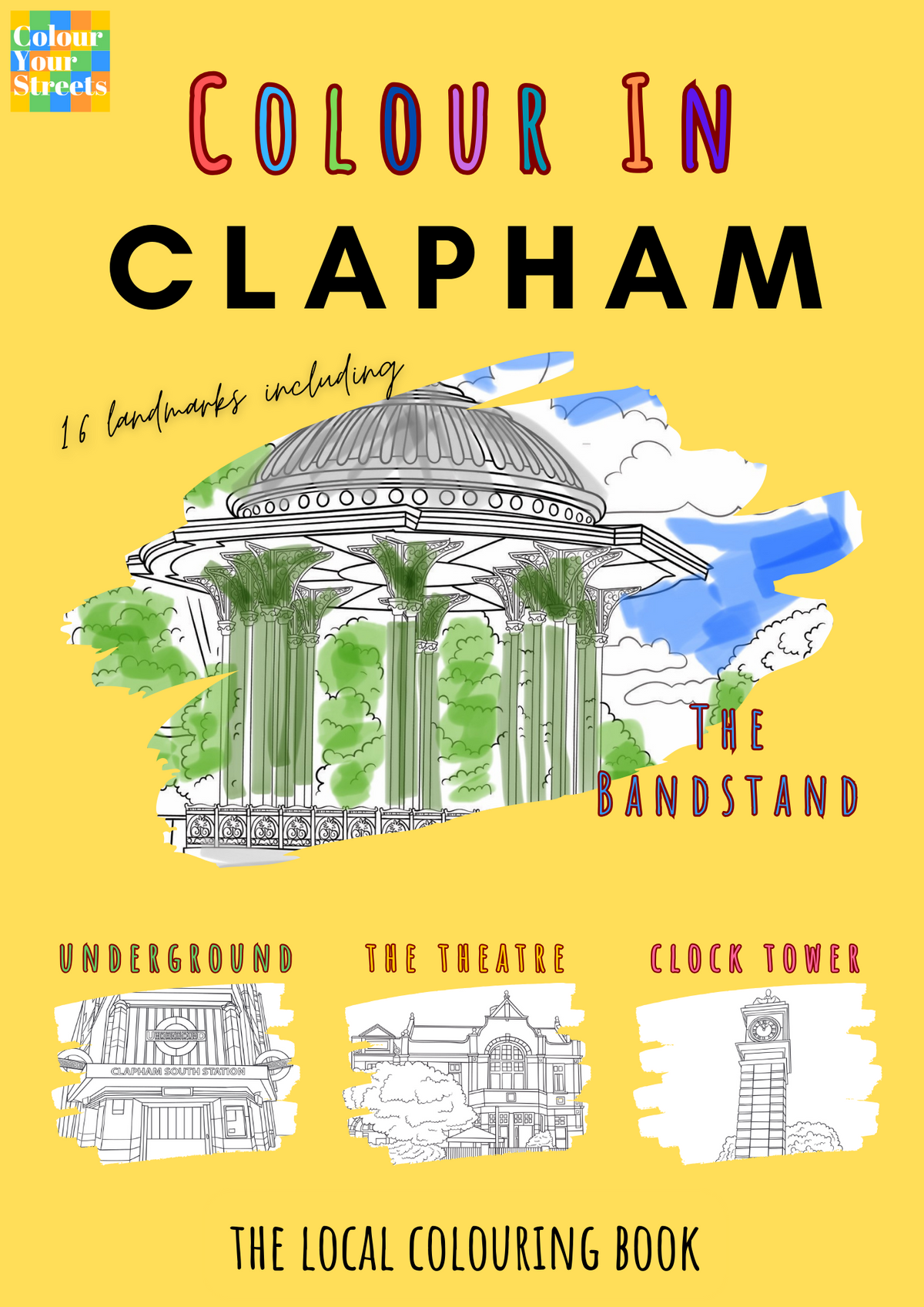 Clapham Colouring Book