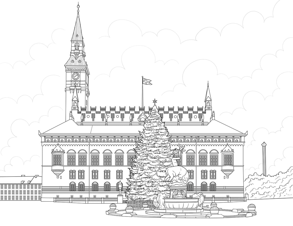Christmas Coloring Book (A4)