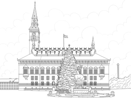 Christmas Coloring Book (A4)