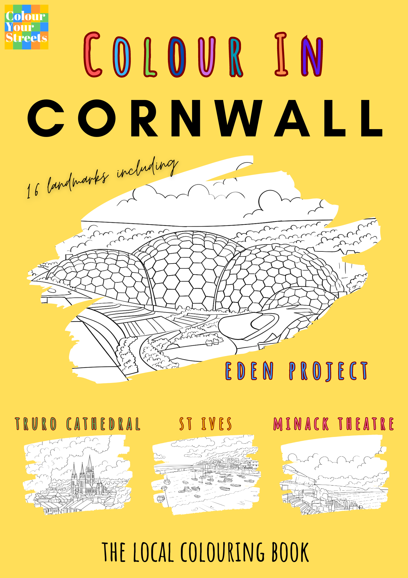 Cornwall Colouring Book (A4)