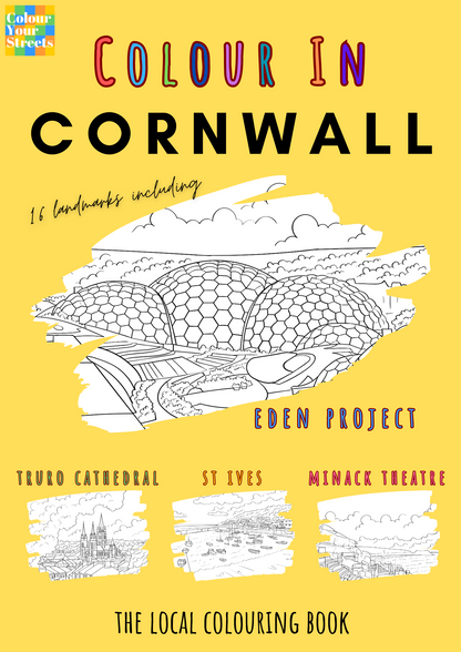 Cornwall Colouring Book (A4)