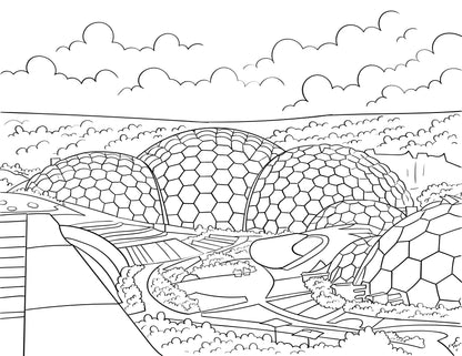 Cornwall Colouring Book (A4)