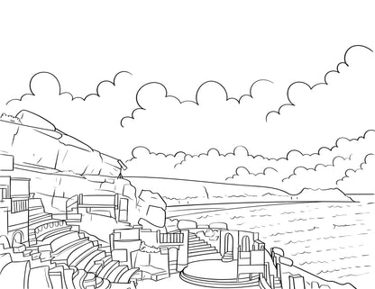 Cornwall Colouring Book (A4)