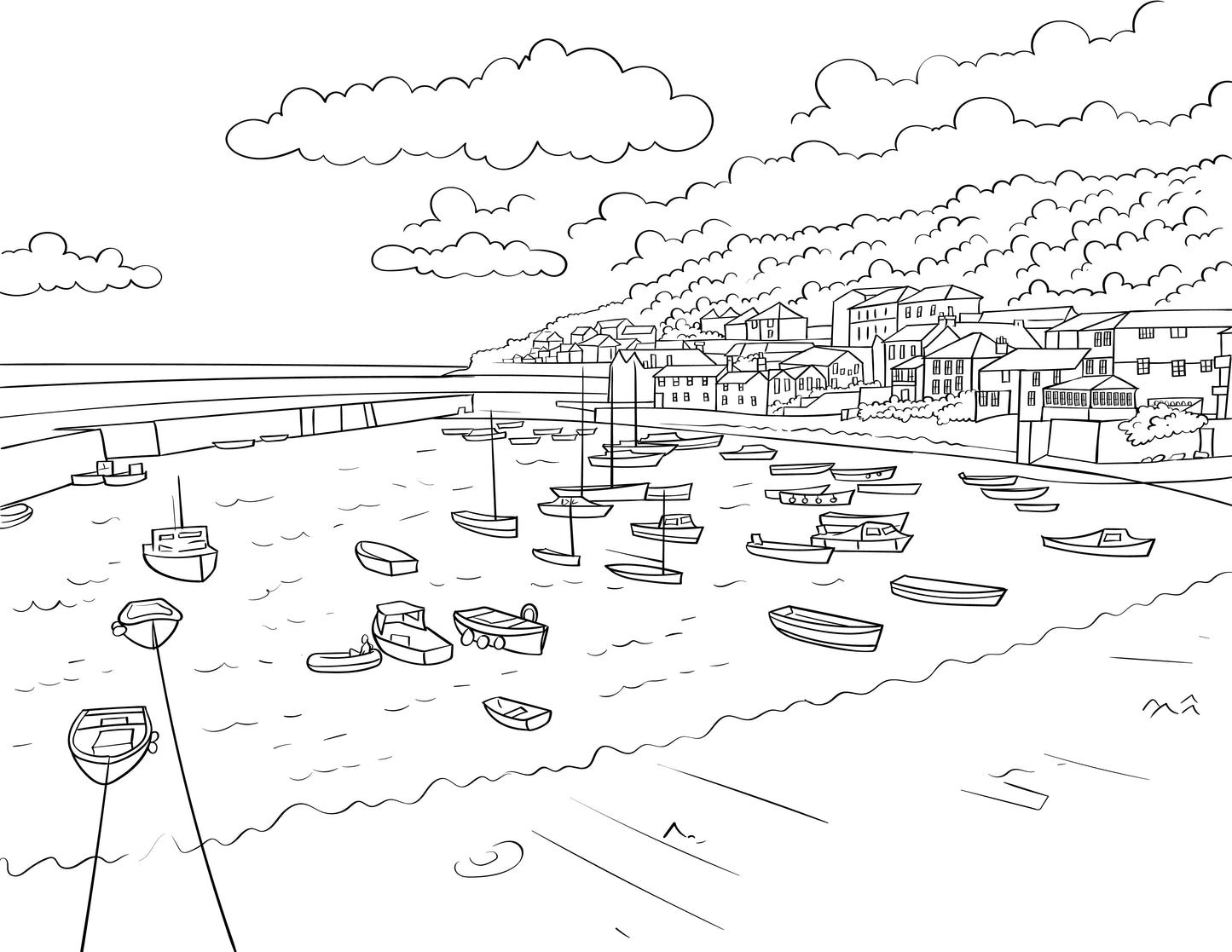 Cornwall Colouring Book (A4)