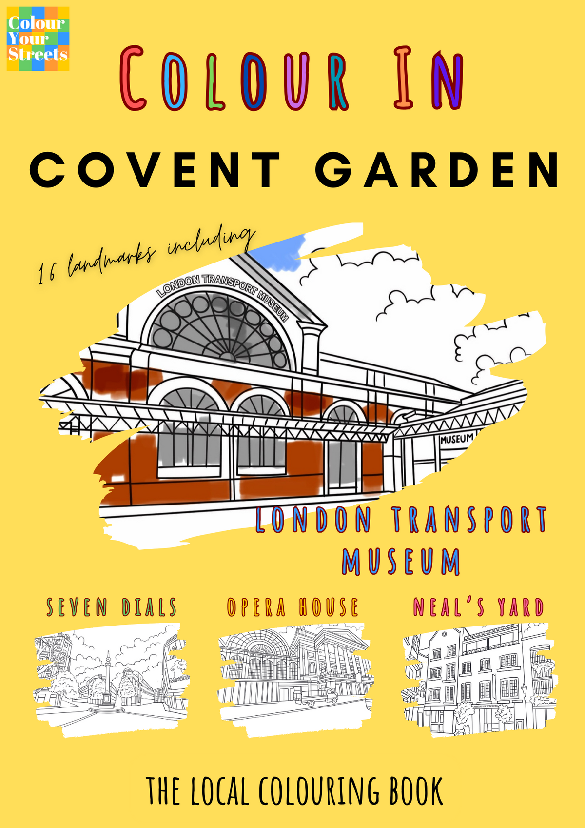 Covent Garden Colouring Book