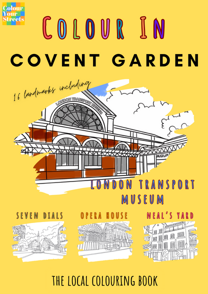 Covent Garden Colouring Book (A4)