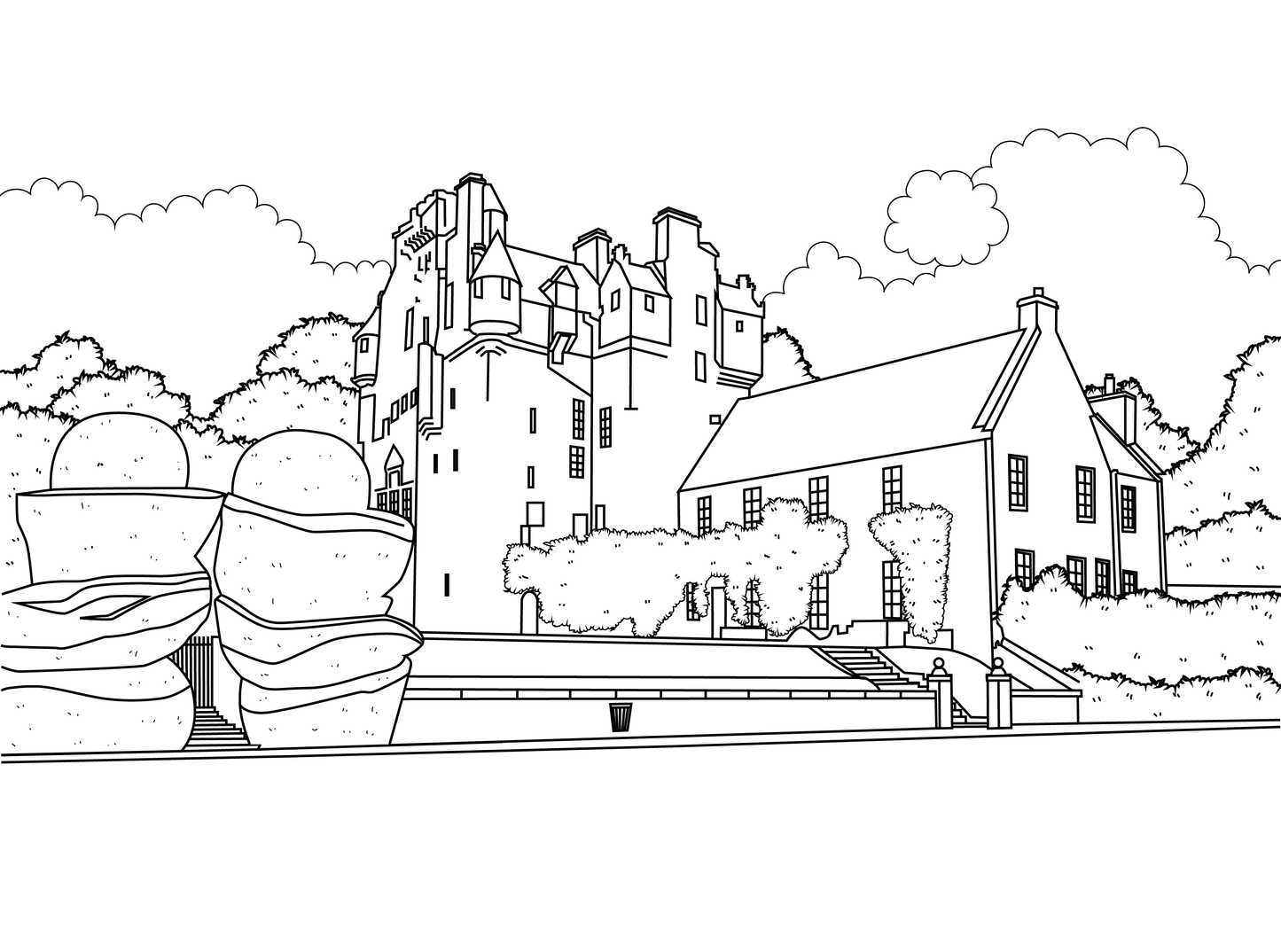 Aberdeen Colouring Book (A4)