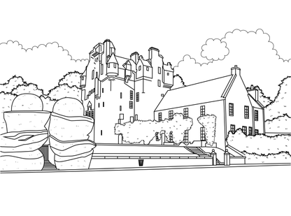 Aberdeen Colouring Book (A4)