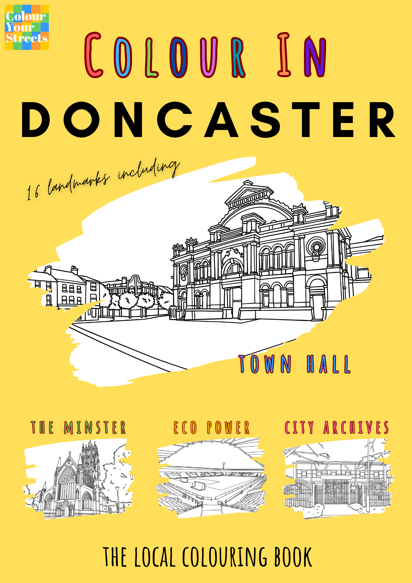 Doncaster Colouring Book (A4)