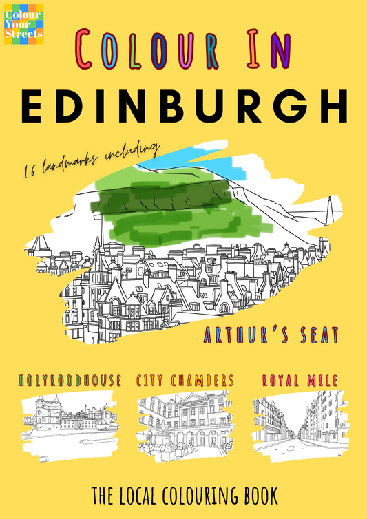 Edinburgh Colouring Book (A4)