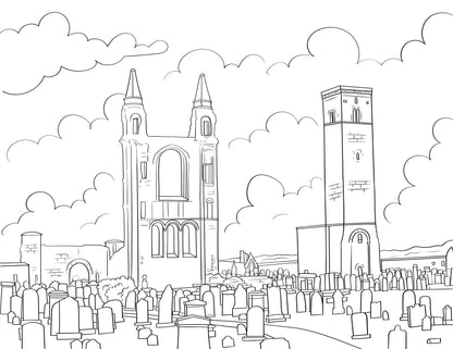 Fife Colouring Book (A4)