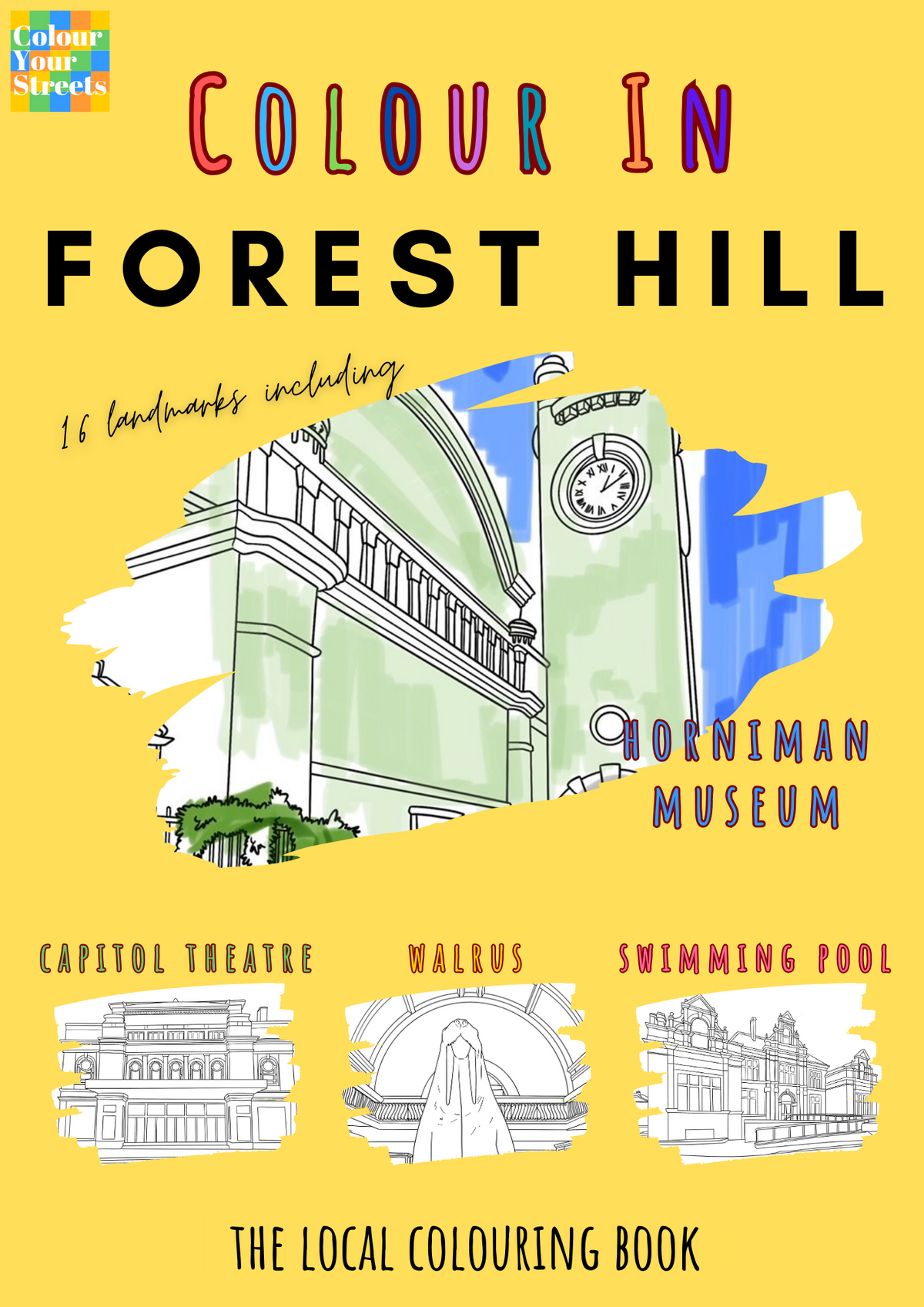 Forest Hill Colouring Book
