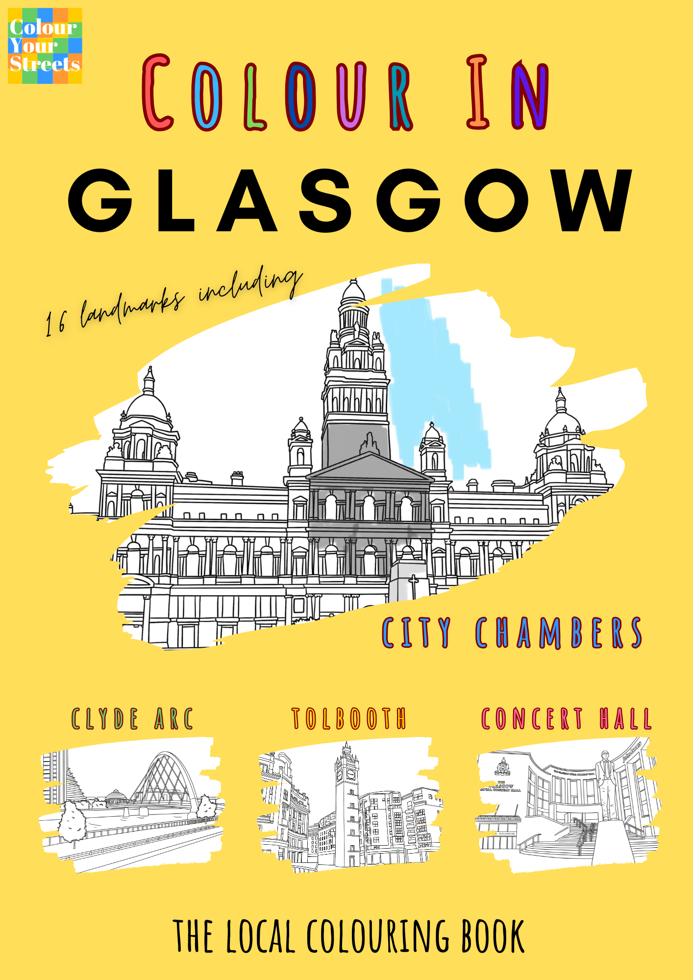 Glasgow Colouring Book (A4)