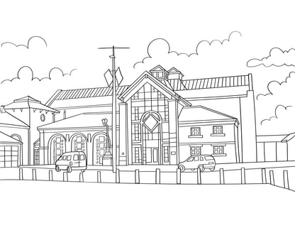 Grimsby Colouring Book (A4)