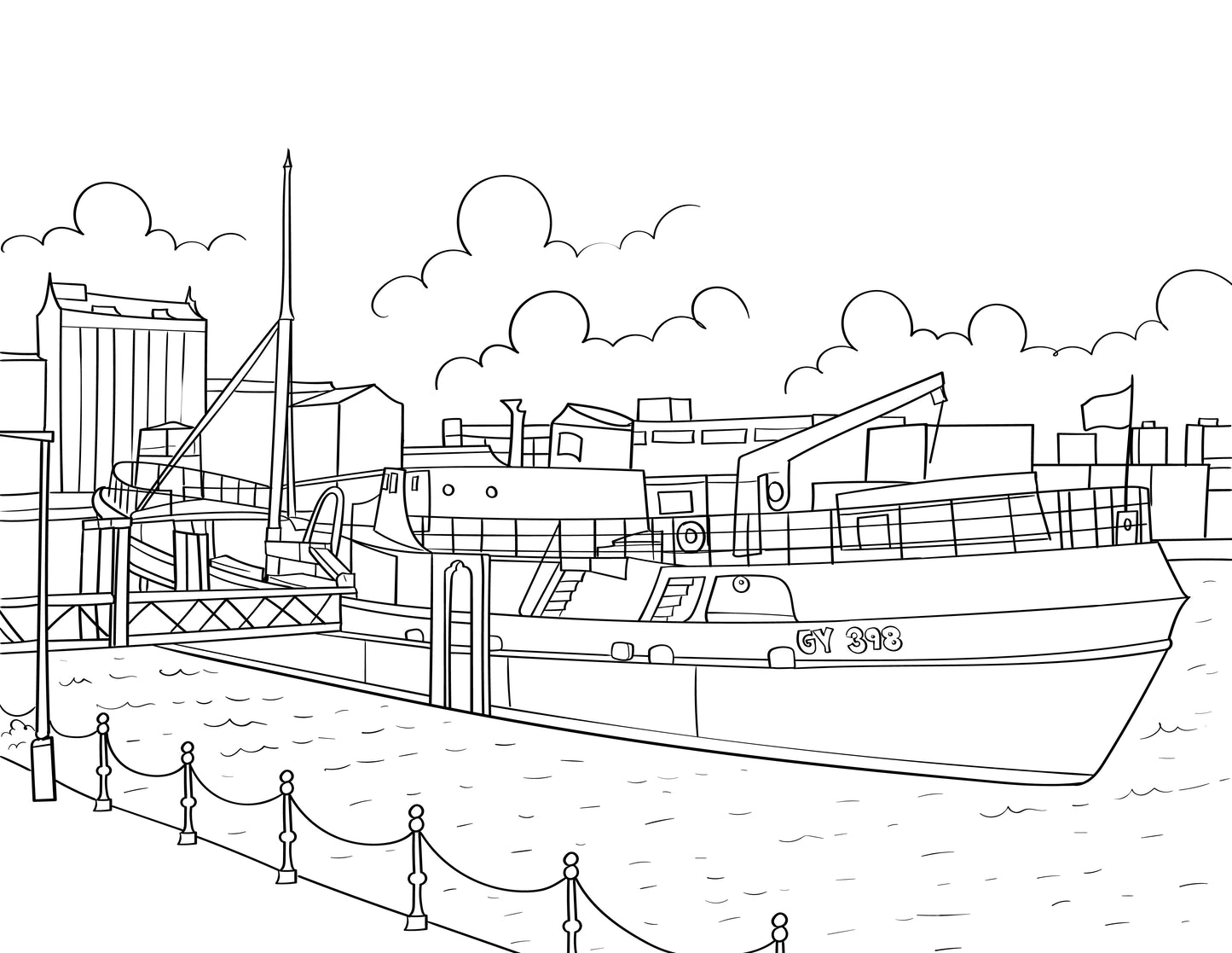 Grimsby Colouring Book (A4)
