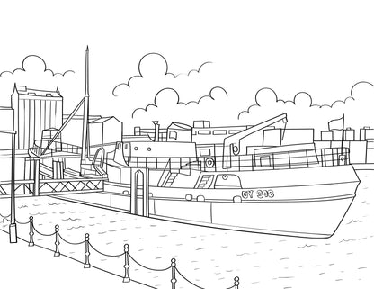 Grimsby Colouring Book (A4)