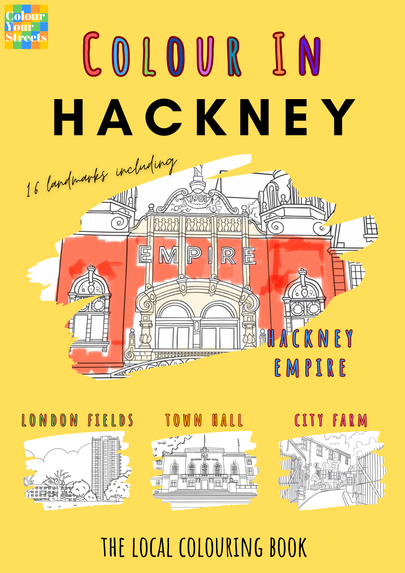 Hackney Colouring Book (A4)