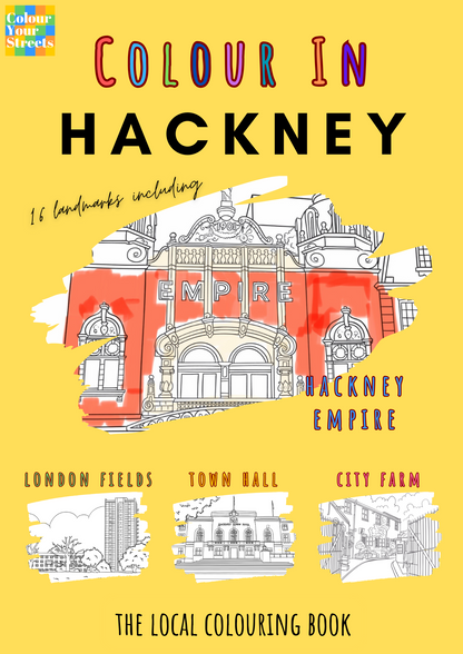 Hackney Colouring Book (A4)