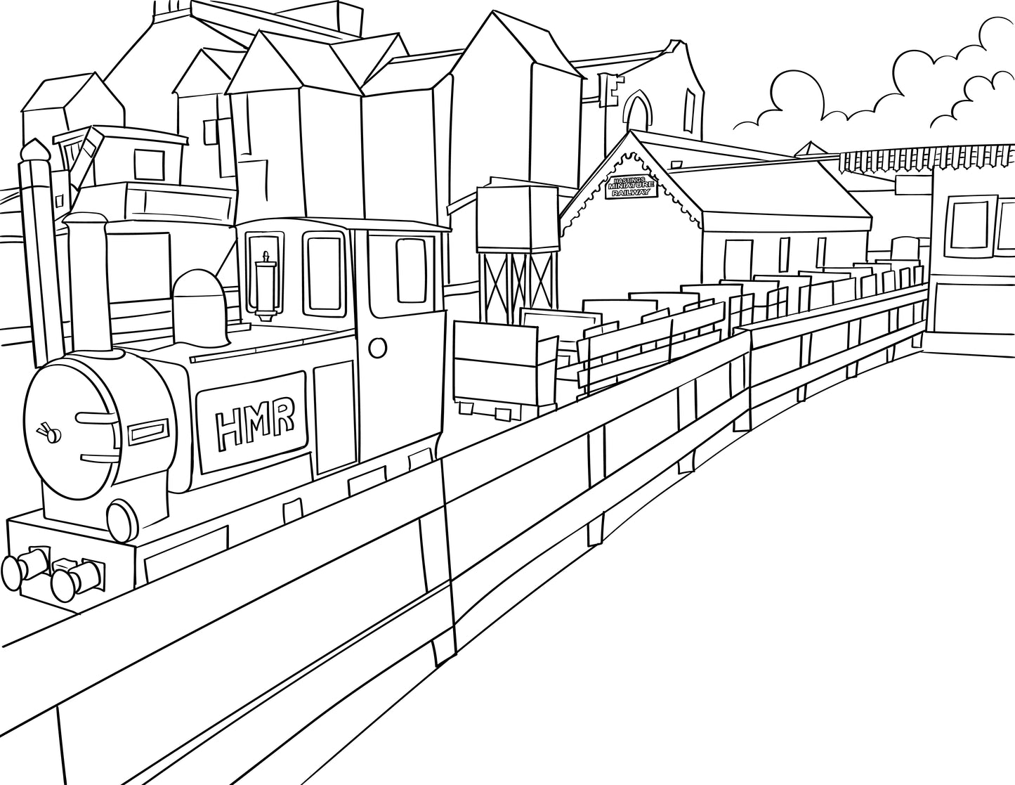 Hastings Colouring Book (A4)