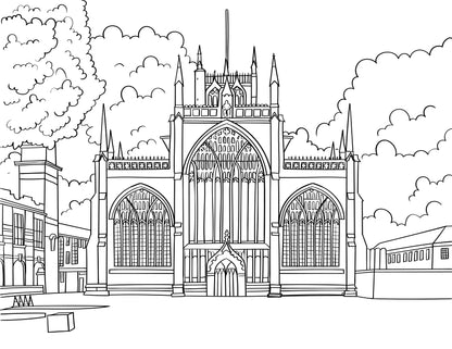 Hull Colouring Book (A4)