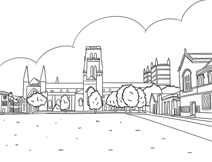 Durham Colouring Book (A4)