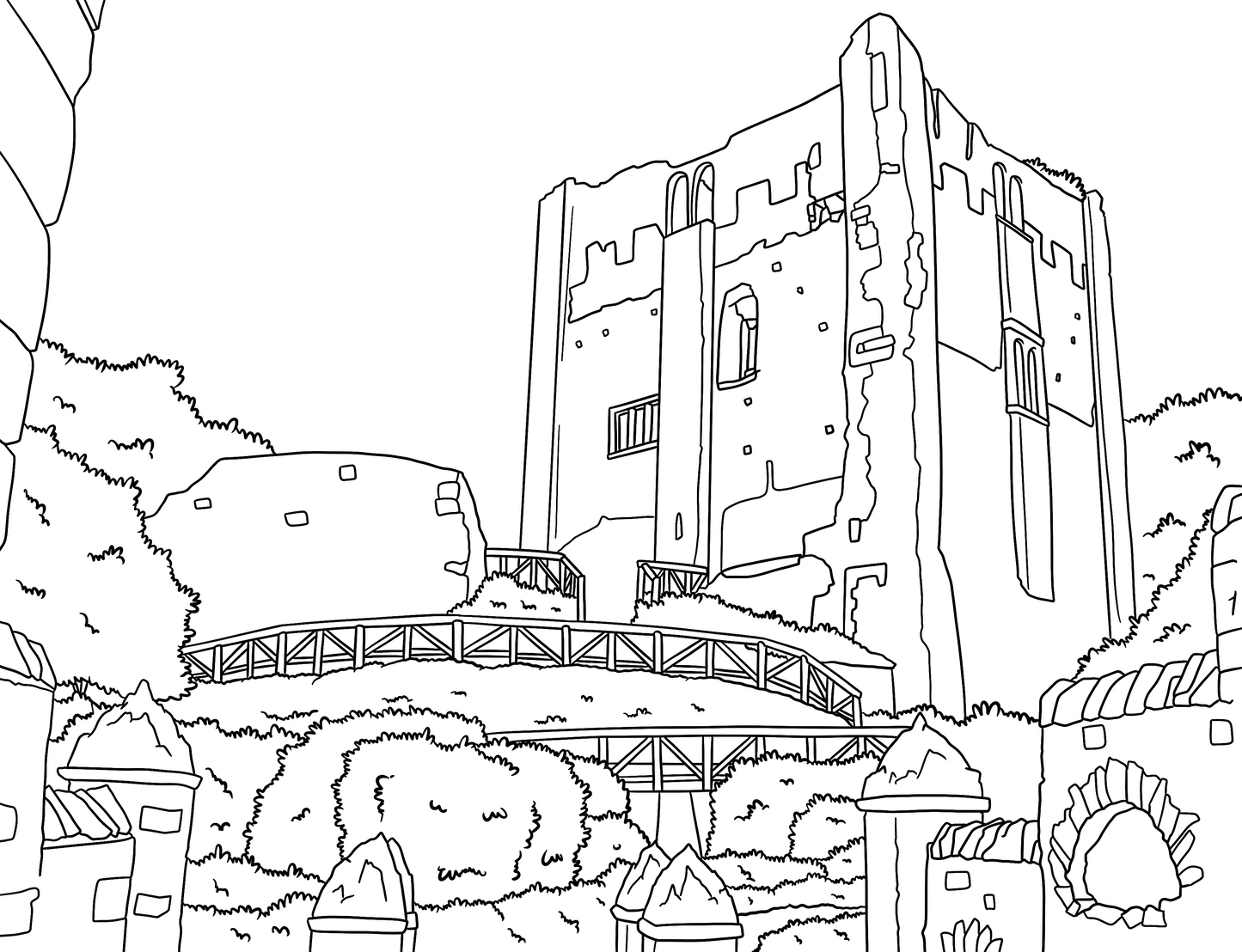 Guildford Colouring Book (A4)