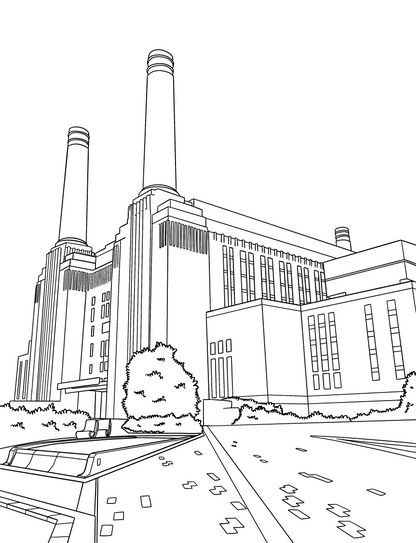 Battersea Colouring Book (A4)