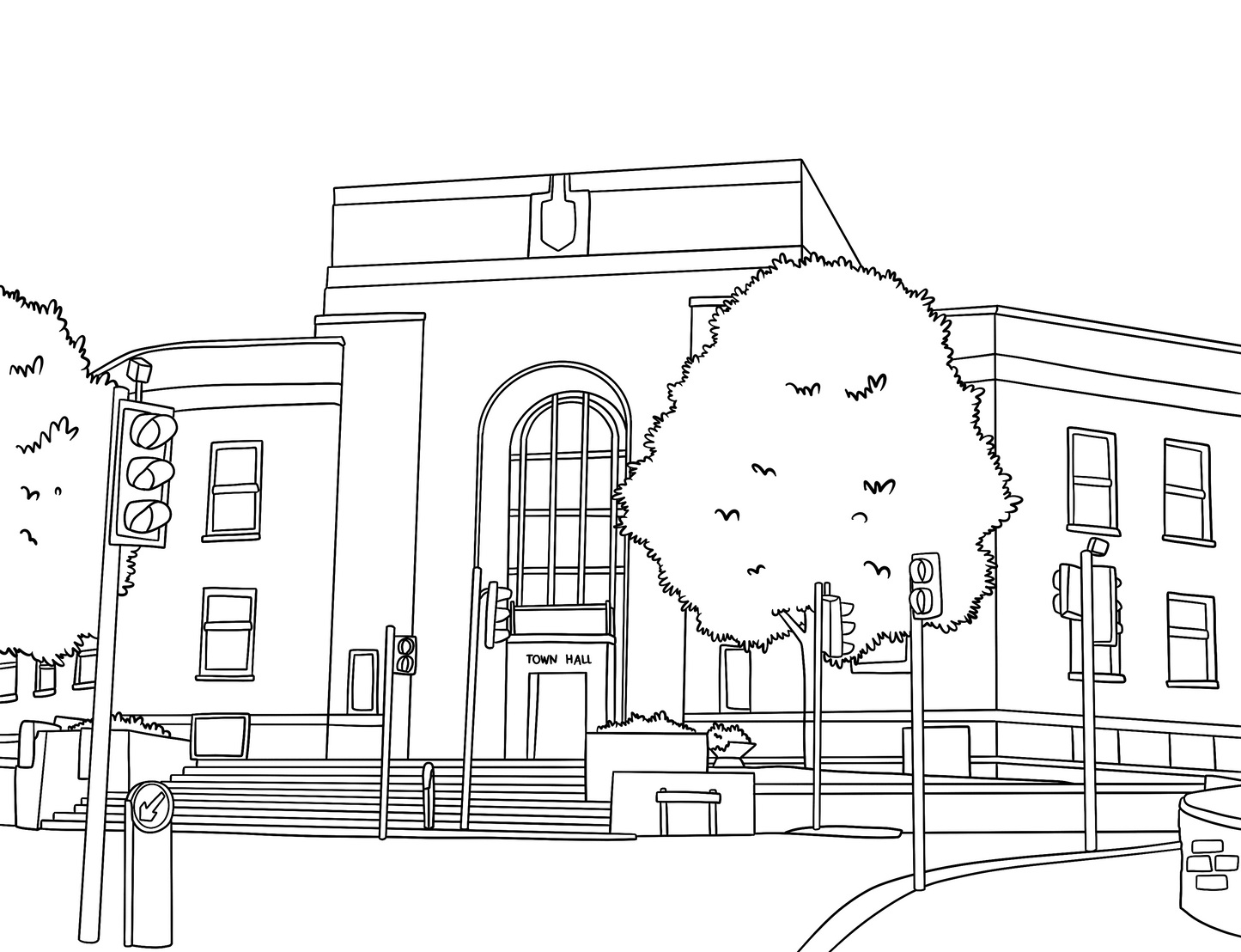 Tunbridge Wells Colouring Book (A4)