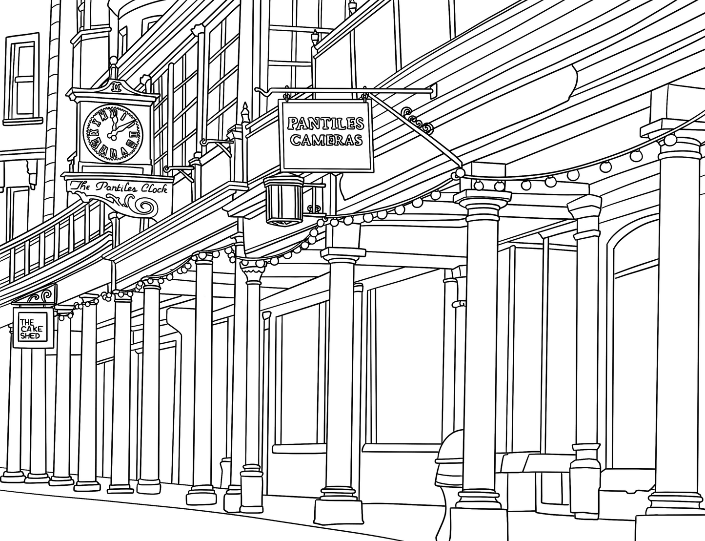 Tunbridge Wells Colouring Book (A4)