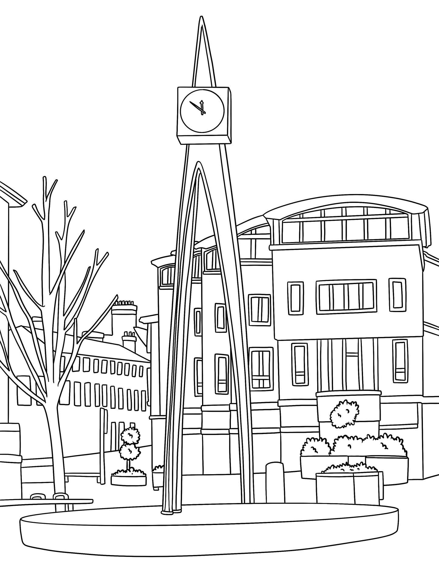 Tunbridge Wells Colouring Book (A4)